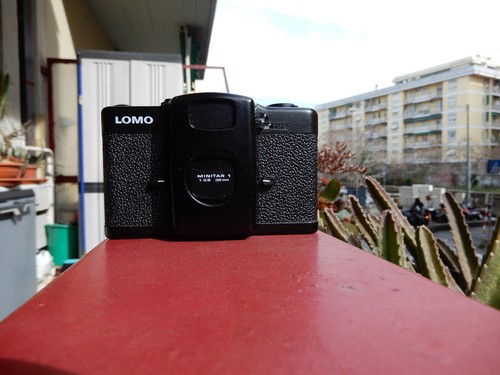 Lomo kamera mit objektiv - lc-a,